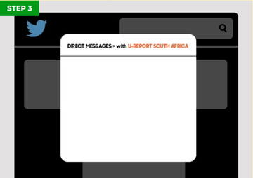 U-Report South Africa - How to join - Step 3